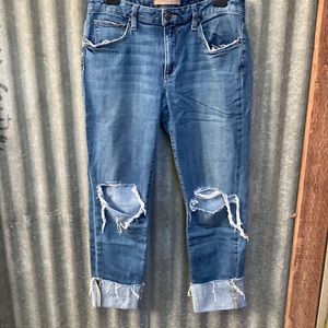 Joes distressed cuffed jeans size 30 $40